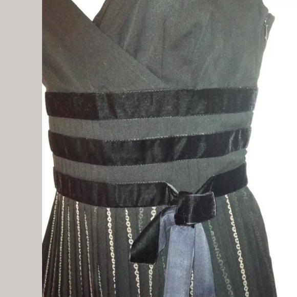 Ann Taylor LOFT Knife Pleat Dress spaghetti Strap - Picture 5 of 8